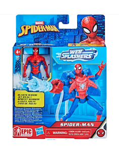 SPIDERMAN F8294, PERSONAGGIO BLAST WATER, ACTION FIGURE 15CM, GIOCATTOLO MARVEL PER BAMBINI