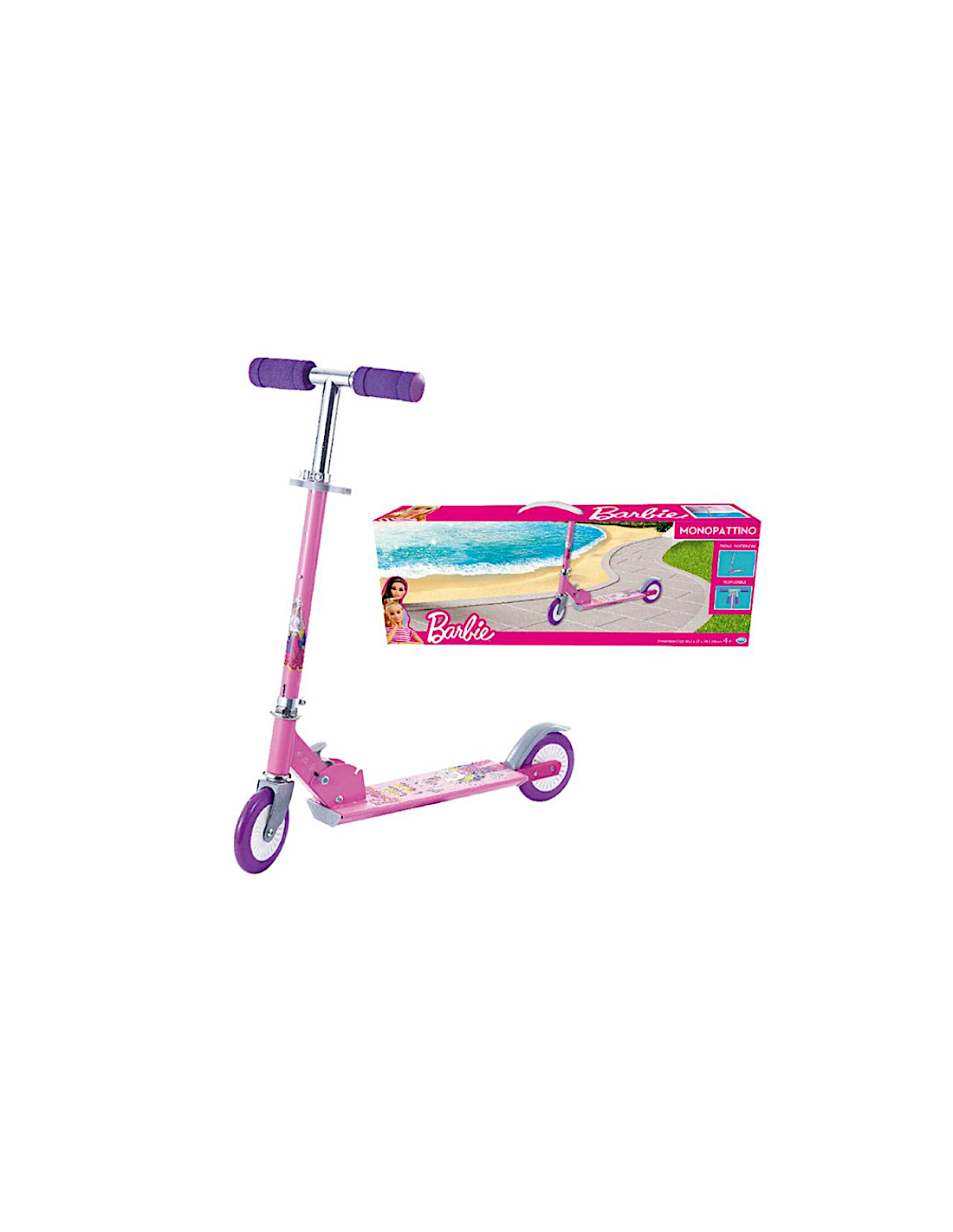 BARBIE 44872 MONOPATTINO 2 RUOTE