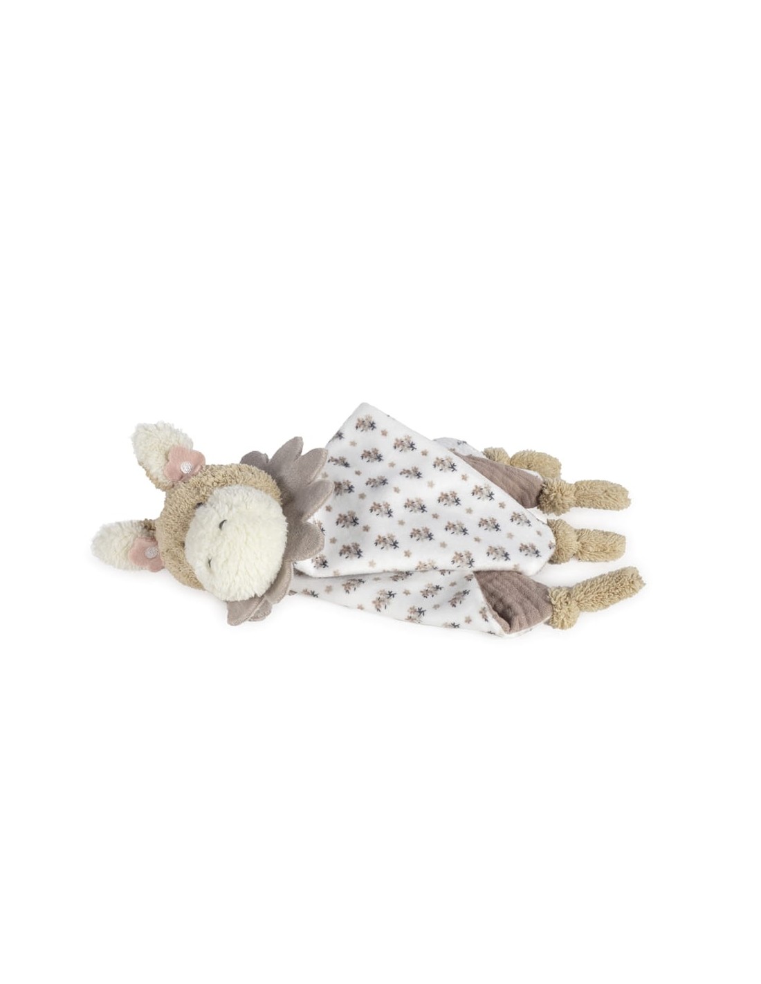 Doudou Asino Botton Fiori Walking Mum | shopincasa.it