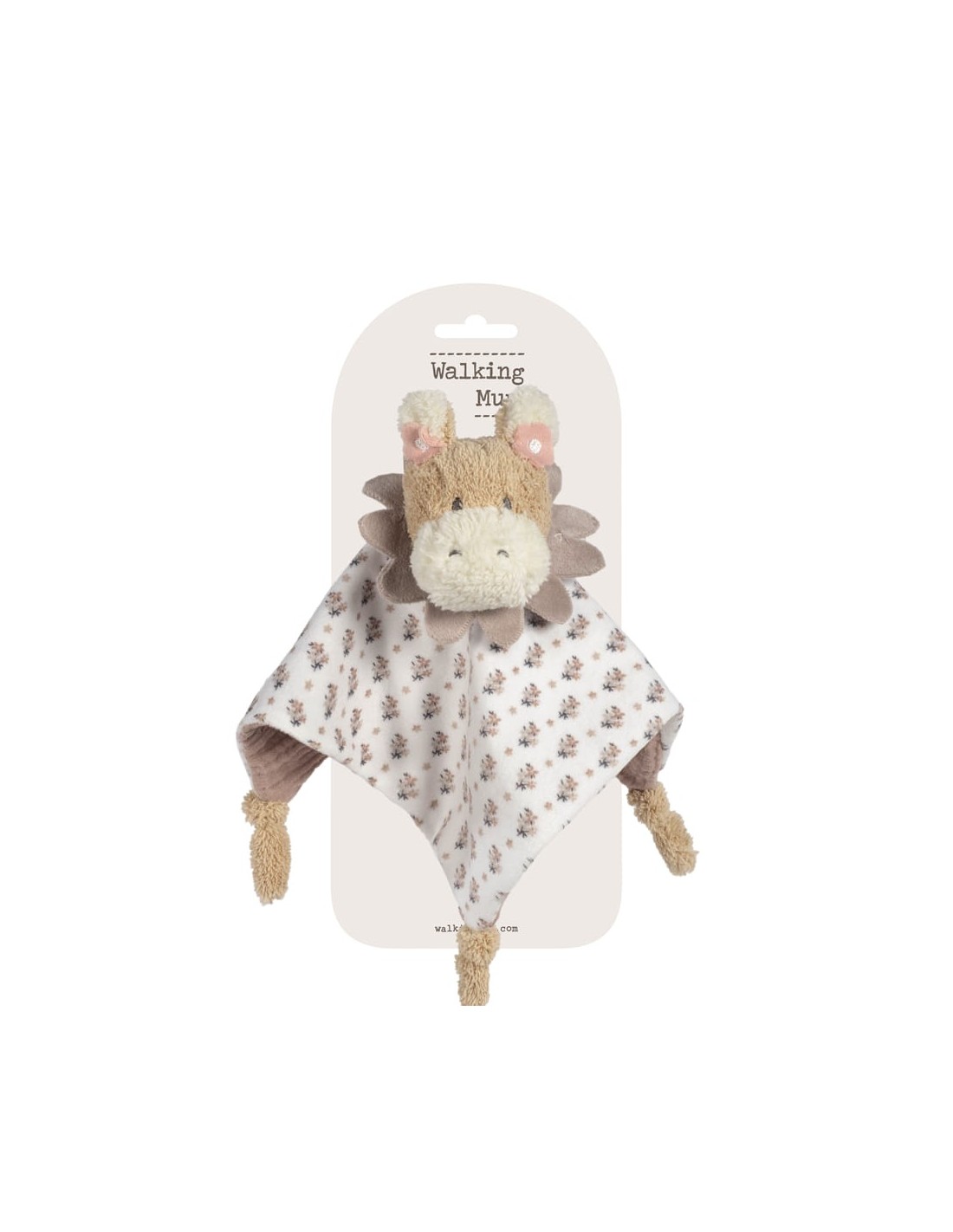 Doudou Asino Botton Fiori Walking Mum | shopincasa.it