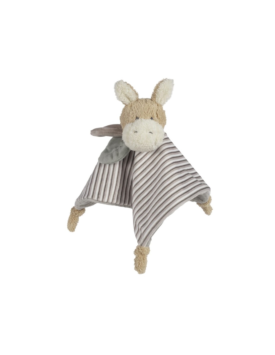 Doudou Asino Botton Strisce Walking Mum | shopincasa.it