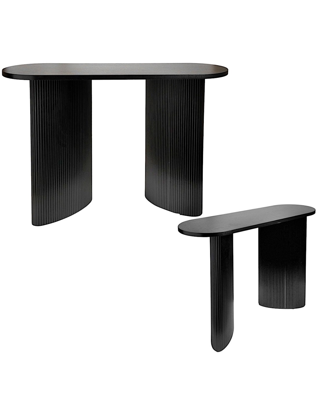 CONSOLLE 206039 OLOVA 120X40X80CM MDF NERO