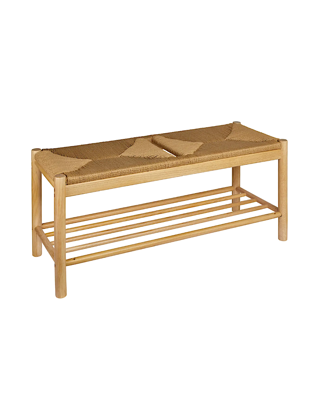 SEDIE: vendita online Panca Maesi, legno naturale, 95 x 35,5 x 45 cm, 100% smontabile, Malakite Collection in offerta