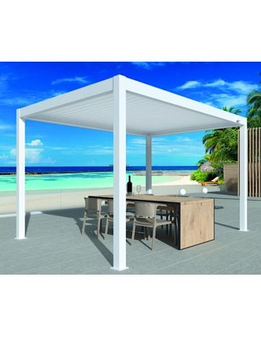 PERGOLA BIOCLIMATICA ATENA120 3X4 BIANCA