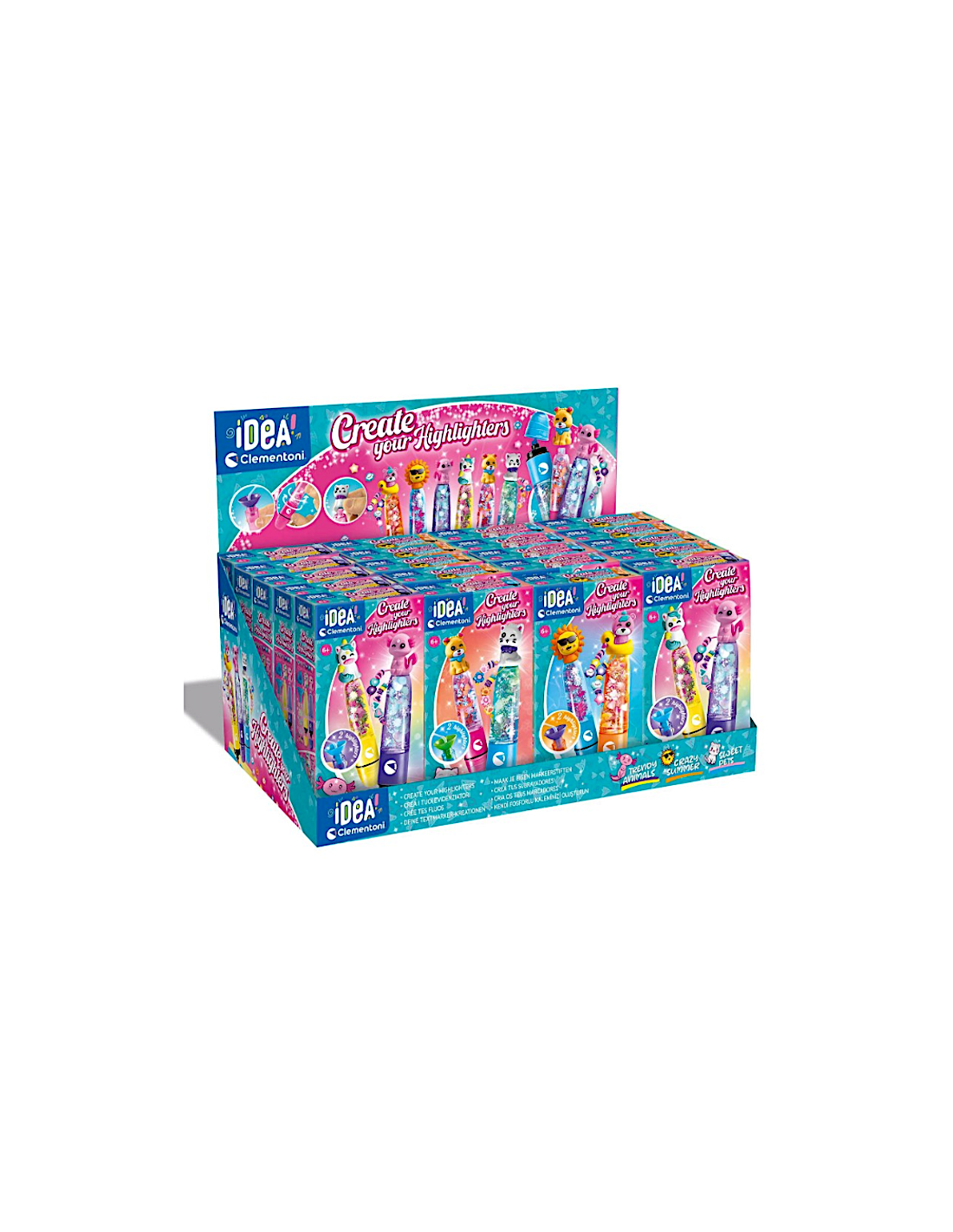 IDEA 18868 CREA HIGHLIGHTERS ASSORTITO