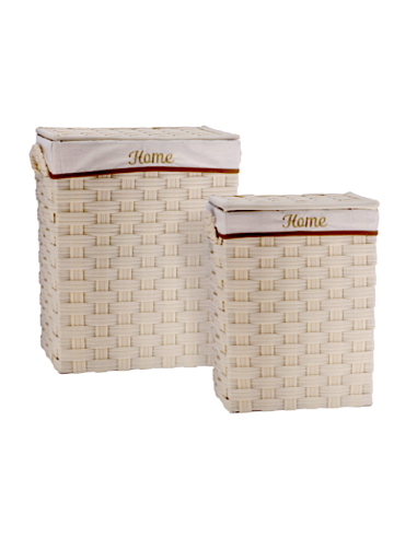PORTABIANCHERIA 116787 1 MIS POLIESTERE CREMA 38X28X50CM