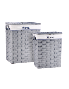 PORTABIANCHERIA 116790 1 MIS GRIGIO POLIESTERE 38X28X50CM