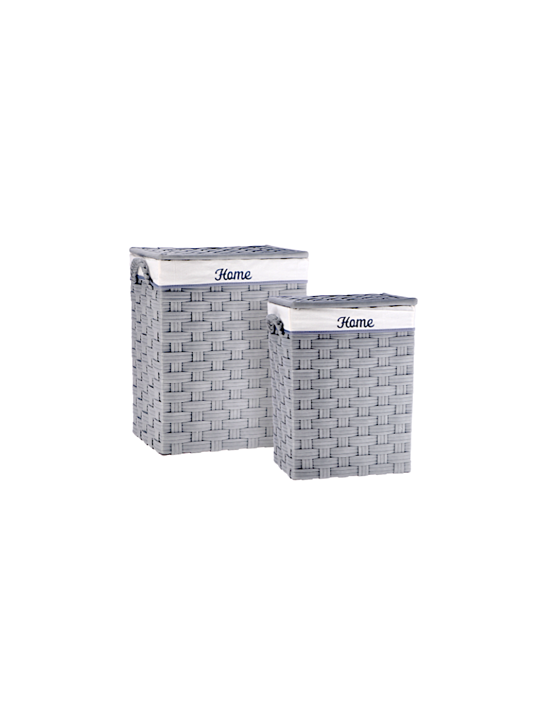 PORTABIANCHERIA 116790 2 MIS GRIGIO POLIESTERE 45X33X56CM