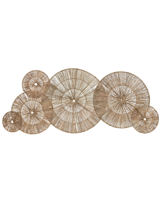 DECORAZIONE PARETE DP219243 IUTA/METALLO 116X46CM