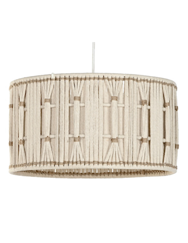 LAMPADARIO LA219503 COTONE 40X25CM INTRECCIATO