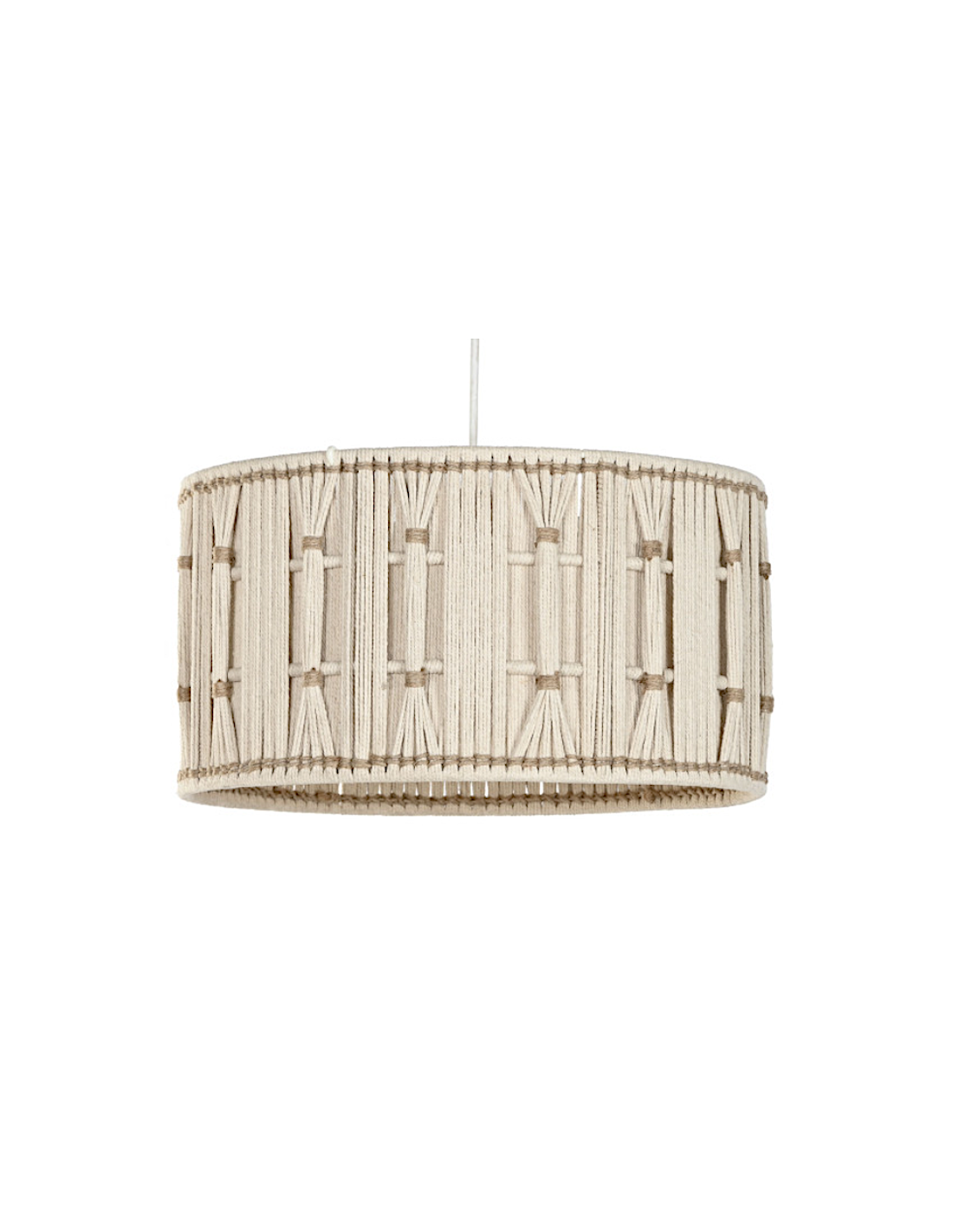 LAMPADARIO LA219503 COTONE 40X25CM INTRECCIATO