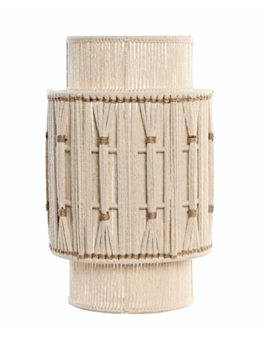 LAMPADA PARETE LA219504 IUTA/COTONE 12X23X38CM