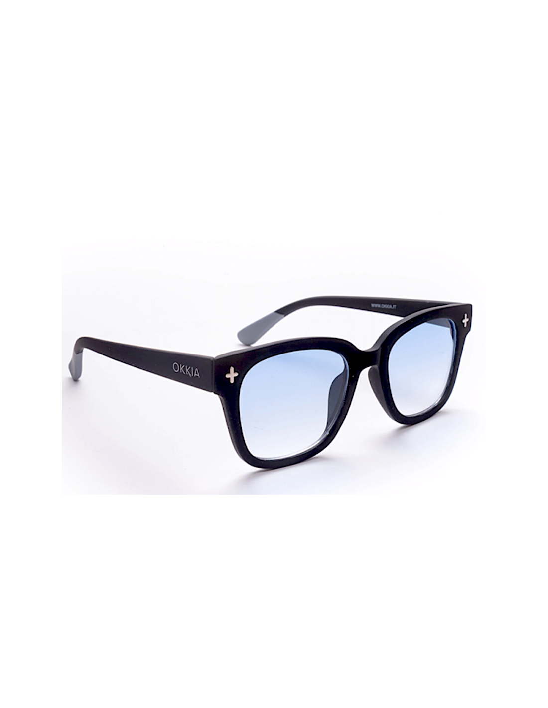 OCCHIALE BIG FRAME COL.NERO BLUE GRADIANT