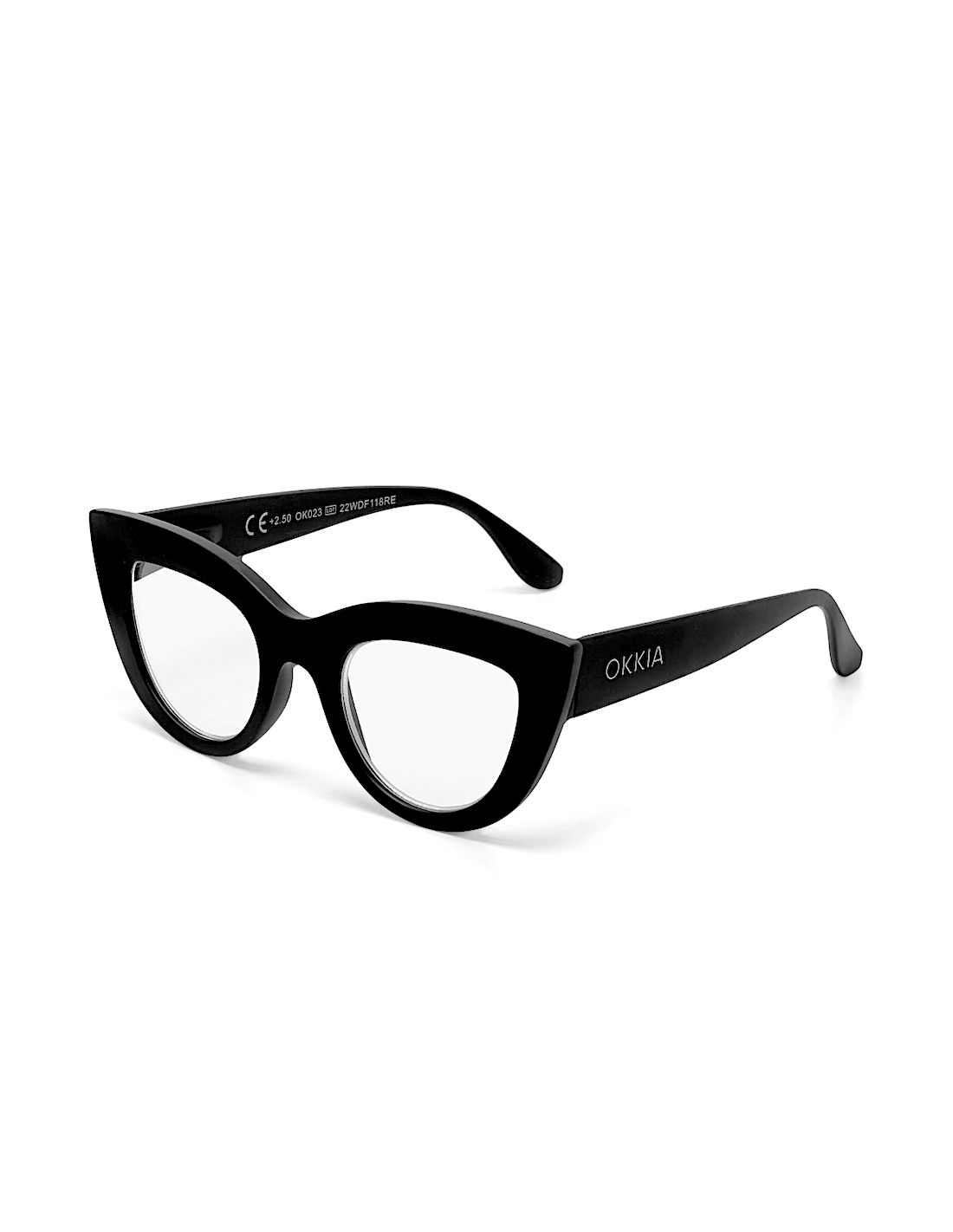 OCCHIALE DA LETTURA 1.50 GATTO BIG FRAME NERO