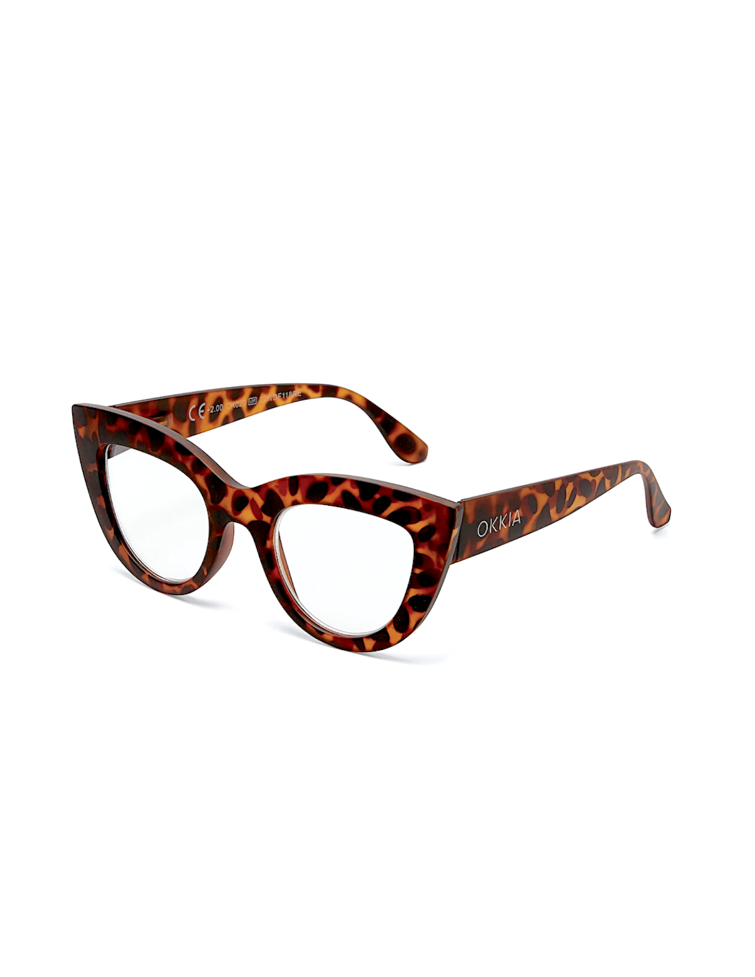 OCCHIALE DA LETTURA 1.50 GATTO BIG FRAME TARTARUGA