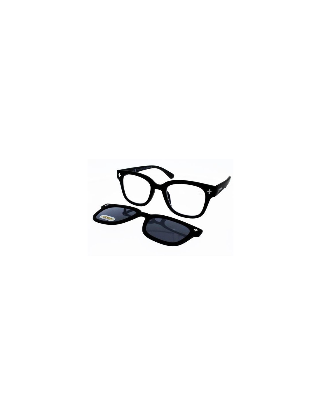 OCCHIALI: vendita online Occhiali da lettura OKKIA Giovanni 017, anti-luce blu, ingranditori, con clip polarizzata, leggeri e...