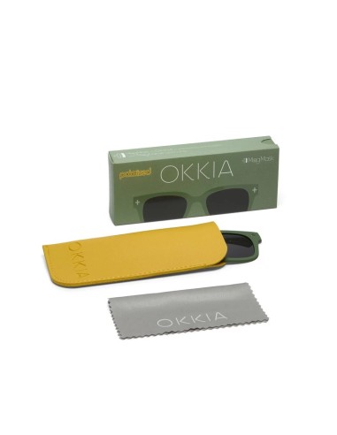 OCCHIALI: vendita online MagMask Clip-on Giovanni, magnetico, per occhiali OKKIA, polarizzato, colore Verde, protezione UV, v...