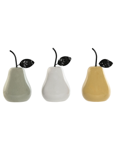 FIGURA PERA DH217325 PORCELLANA ASSORTITO 11X19CM