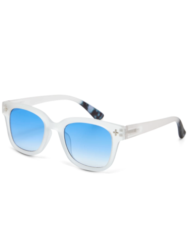 OCCHIALE DA SOLE BIG FRAME COL.TRANSLUCENT CLEAR,DARK BLUE GRADIENT