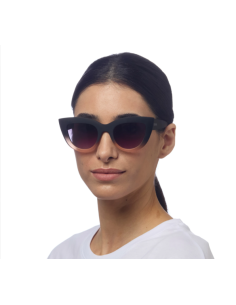 OCCHIALE DA SOLE GATTO BIG FRAME COL.BLACK/PINK BLACK GRADIENT