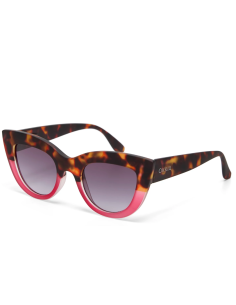 OCCHIALI: vendita online OCCHIALE DA SOLE GATTO BIG FRAME Giallo/PINK-BLACK GRADIENT in offerta