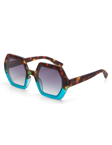 OCCHIALI: vendita online OCCHIALE DA SOLE ESAGONALE GRANDE Giallo SHADOW BLUE-BLACK GRADIANT in offerta