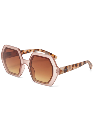OCCHIALI: vendita online OCCHIALE DA SOLE ESAGONALE GRANDE PINK Giallo-BROWN GRADIANT in offerta
