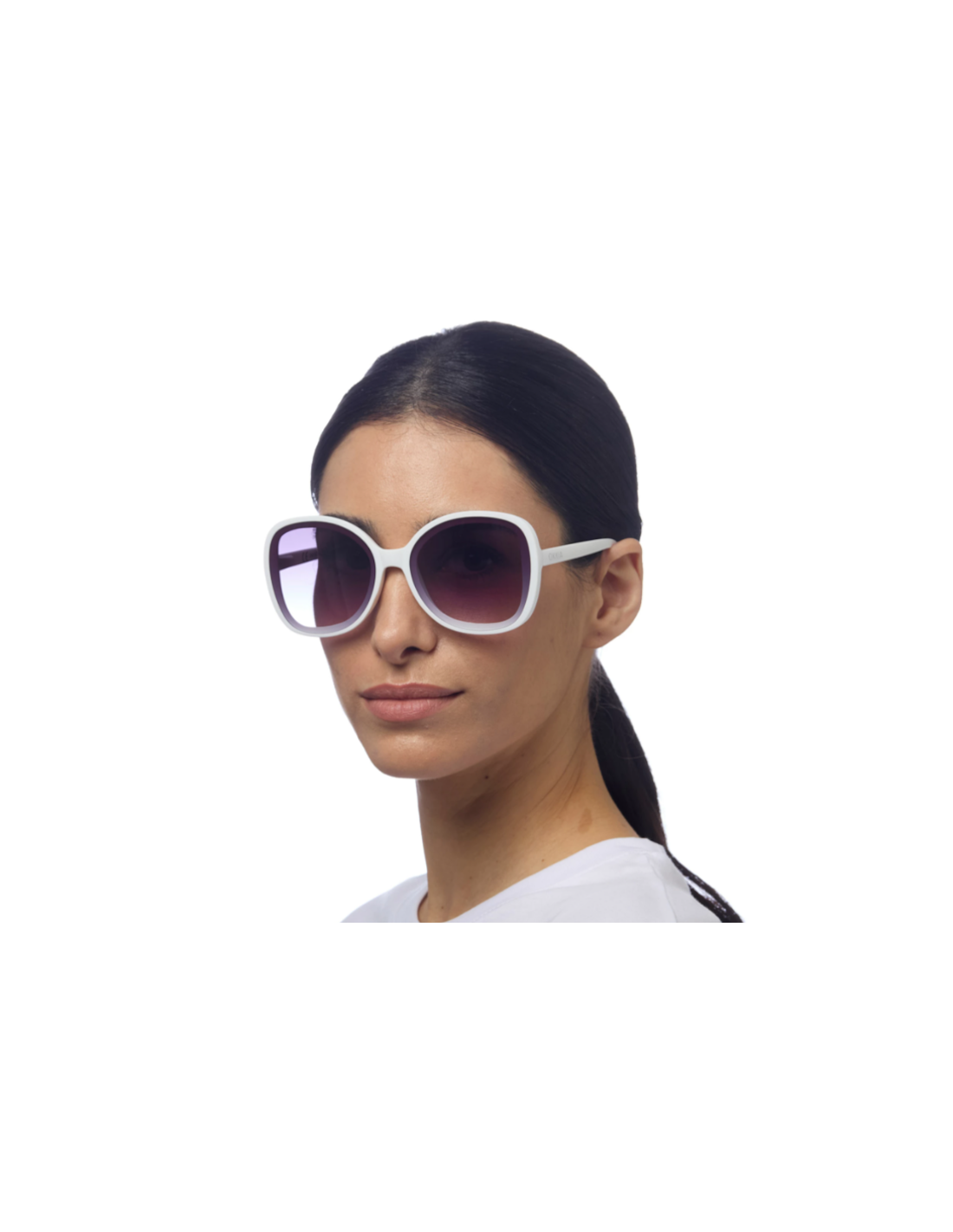 OCCHIALE DA SOLE BUTTERFLY OPTICAL WHITE-BLACK GRADIANT