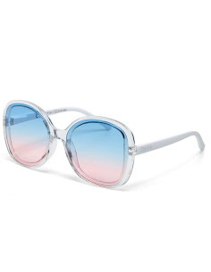 OCCHIALE DA SOLE BUTTERFLY TRASPARENTE-LIGHT BLUE/LIGHT PINK