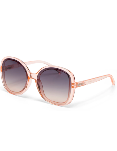 OCCHIALE DA SOLE BUTTERFLY TRANSPARENT PINK- BROWN/LIGHT PINK
