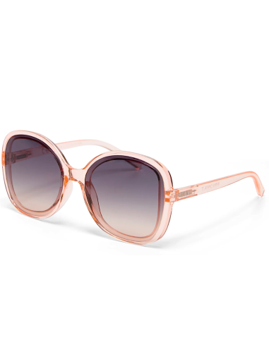 OCCHIALE DA SOLE BUTTERFLY TRANSPARENT PINK- BROWN/LIGHT PINK