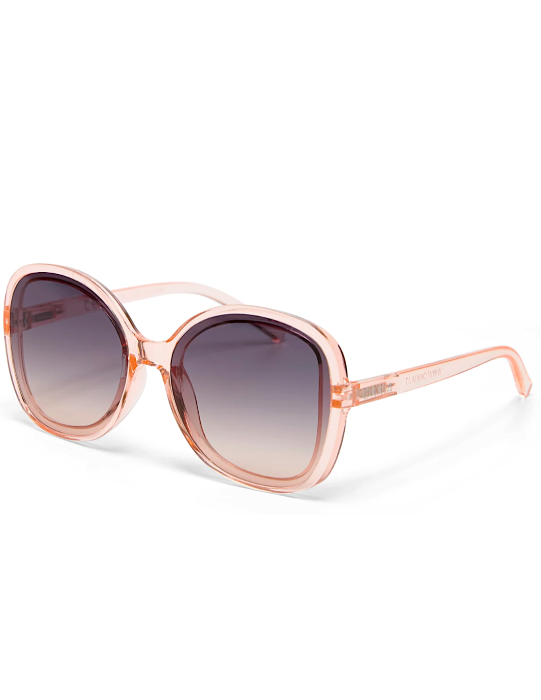 OCCHIALE DA SOLE BUTTERFLY TRANSPARENT PINK- BROWN/LIGHT PINK