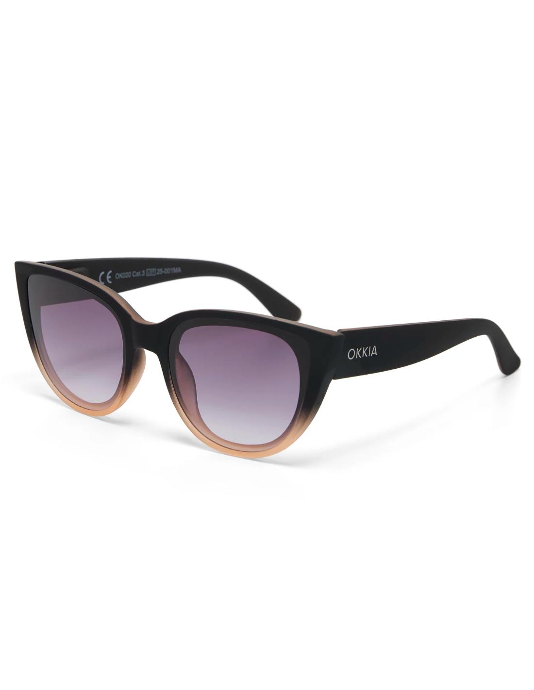 OCCHIALE DA SOLE GATTO BLACK SHADOW PINK-BLACK GRADIANT