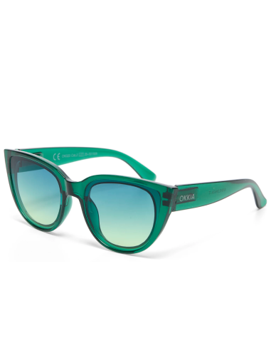 OCCHIALE DA SOLE GATTO TRASPARENT GREEN-GREEN GRADIENT