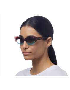 OCCHIALI: vendita online OCCHIALE DA SOLE LINA Giallo BLUE-BROWN GRADIENT BLUE in offerta