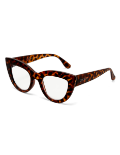 OCCHIALE DA LETTURA 3.00 GATTO BIG FRAME TARTARUGA