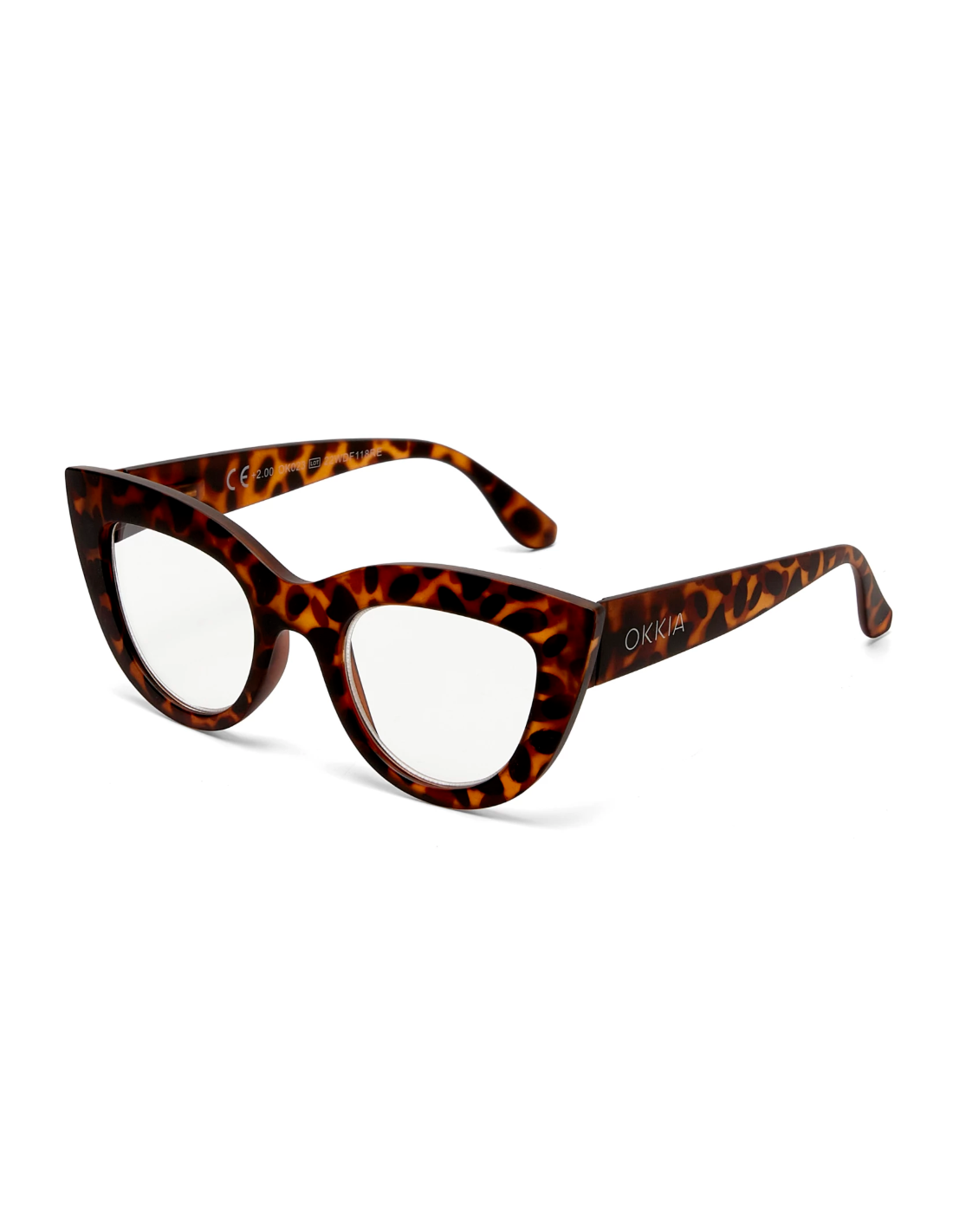 OCCHIALE DA LETTURA 3.00 GATTO BIG FRAME TARTARUGA