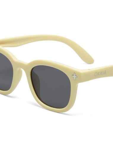 OCCHIALI: vendita online OKKIA Occhiale da sole bambino Orlando, cream, 6-10 anni, lenti polarizzate UV400, design comodo e s...