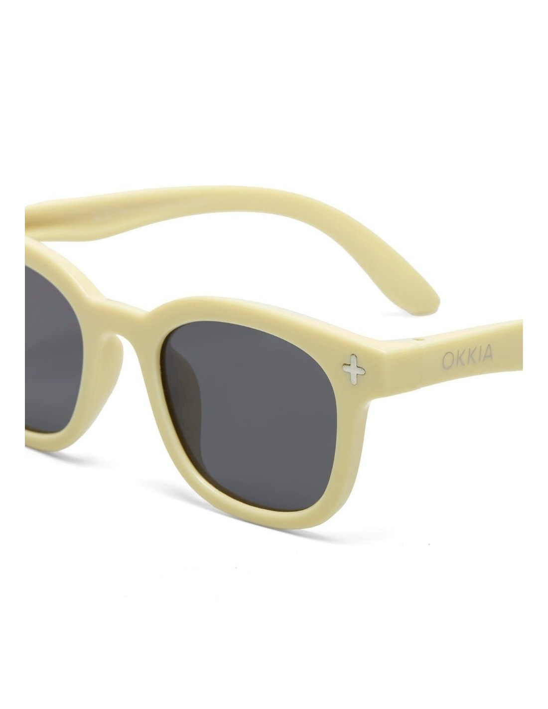 OCCHIALI: vendita online OKKIA Occhiale da sole bambino Orlando, cream, 6-10 anni, lenti polarizzate UV400, design comodo e s...