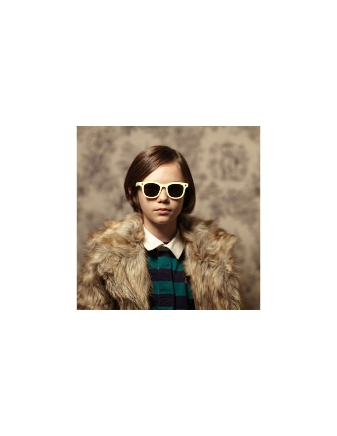 OCCHIALI: vendita online OKKIA Occhiale da sole bambino Orlando, cream, 6-10 anni, lenti polarizzate UV400, design comodo e s...