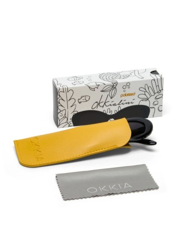 OCCHIALI: vendita online Occhiali da sole OKKIA Kids Paris, neri, 3-5 anni, lenti polarizzate, montatura flessibile TPEE, pro...