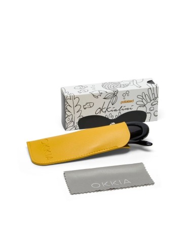 OCCHIALI: vendita online Occhiali da sole OKKIA Parigi gatto, nero, 6-10 anni, bambina, lenti polarizzate, protezione UV400 i...