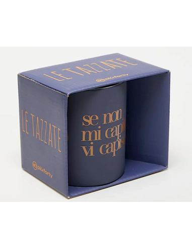 TAZZE CAFFE' E LATTE: vendita online MUG BLUE MAT 32,5CL SE NON MI CAPITE in offerta