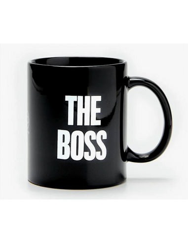 TAZZE CAFFE' E LATTE: vendita online MUG NERA 32,5CL THE BOSS in offerta
