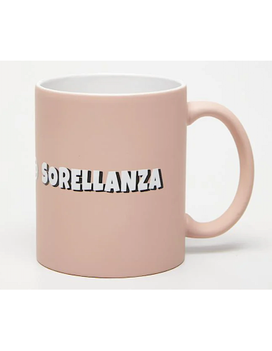 TAZZE CAFFE' E LATTE: vendita online MUG ROSA MAT 32,5CL SORELLANZA in offerta