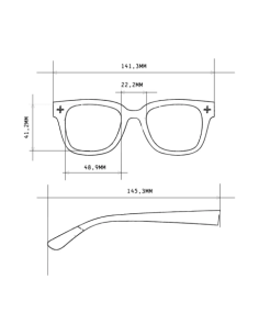 OCCHIALI: vendita online Occhiali da sole OKKIA Giovanni, big frame, midnight, lenti blu gradient, soft touch, comfort, stile...
