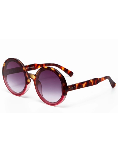 OCCHIALI: vendita online OCCHIALE DA SOLE TONDO Giallo/PINK-BLACK GRADIENT in offerta