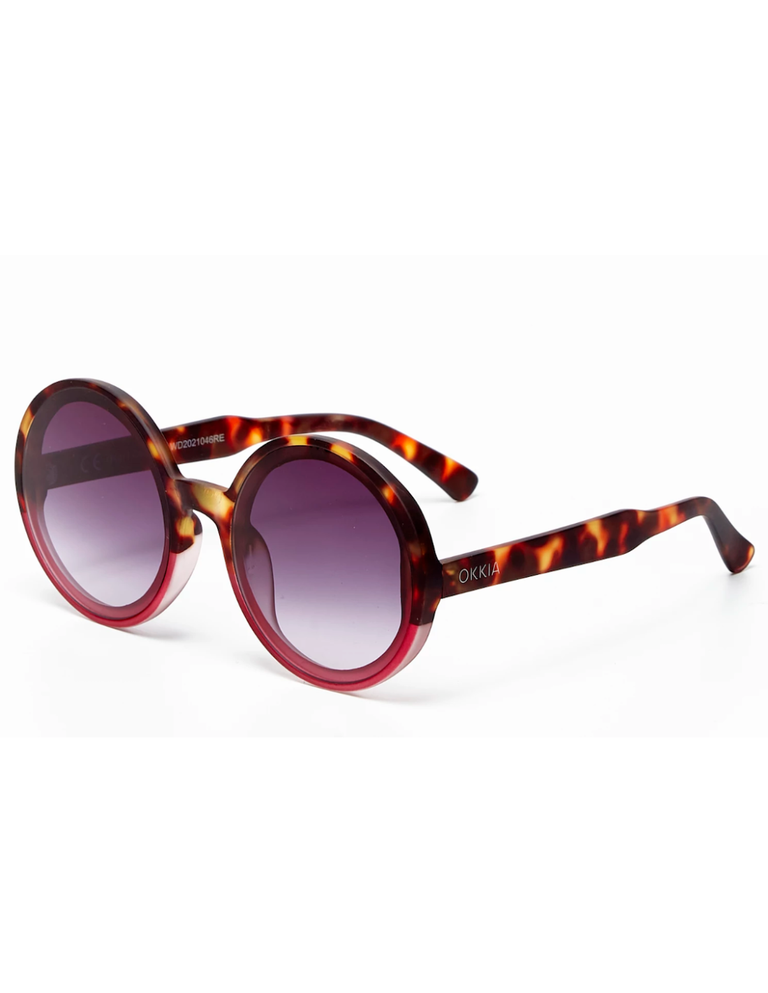 OCCHIALI: vendita online OCCHIALE DA SOLE TONDO Giallo/PINK-BLACK GRADIENT in offerta