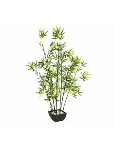 PIANTE E FIORI CON VASO: vendita online Bambù artificiale, con vaso, altezza 122 cm, pianta decorativa verde, 50 x 42 x 122 c...