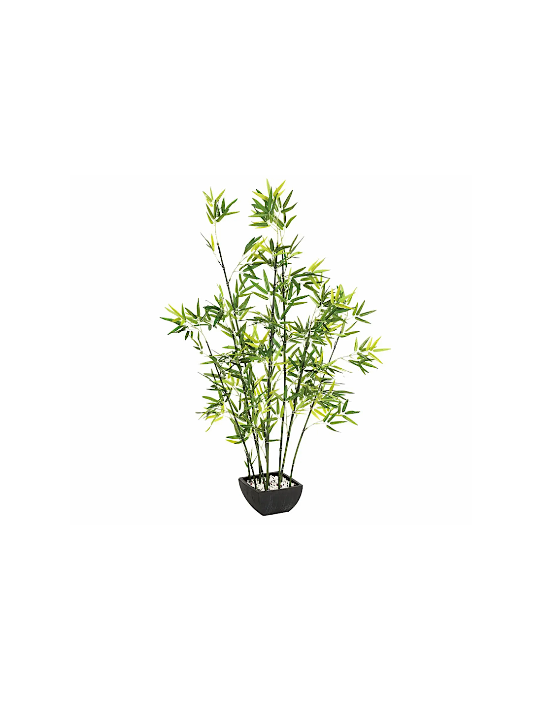 PIANTE E FIORI CON VASO: vendita online Bambù artificiale, con vaso, altezza 122 cm, pianta decorativa verde, 50 x 42 x 122 c...